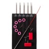 Chiaogoo TWIST RED LACE Interchangeable Needle Kit M (mini)